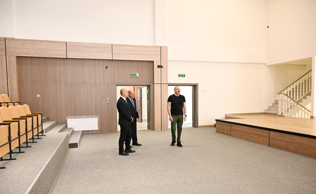 Ağdam şəhər 1 nömrəli tam orta məktəbin binasının açılışı olub