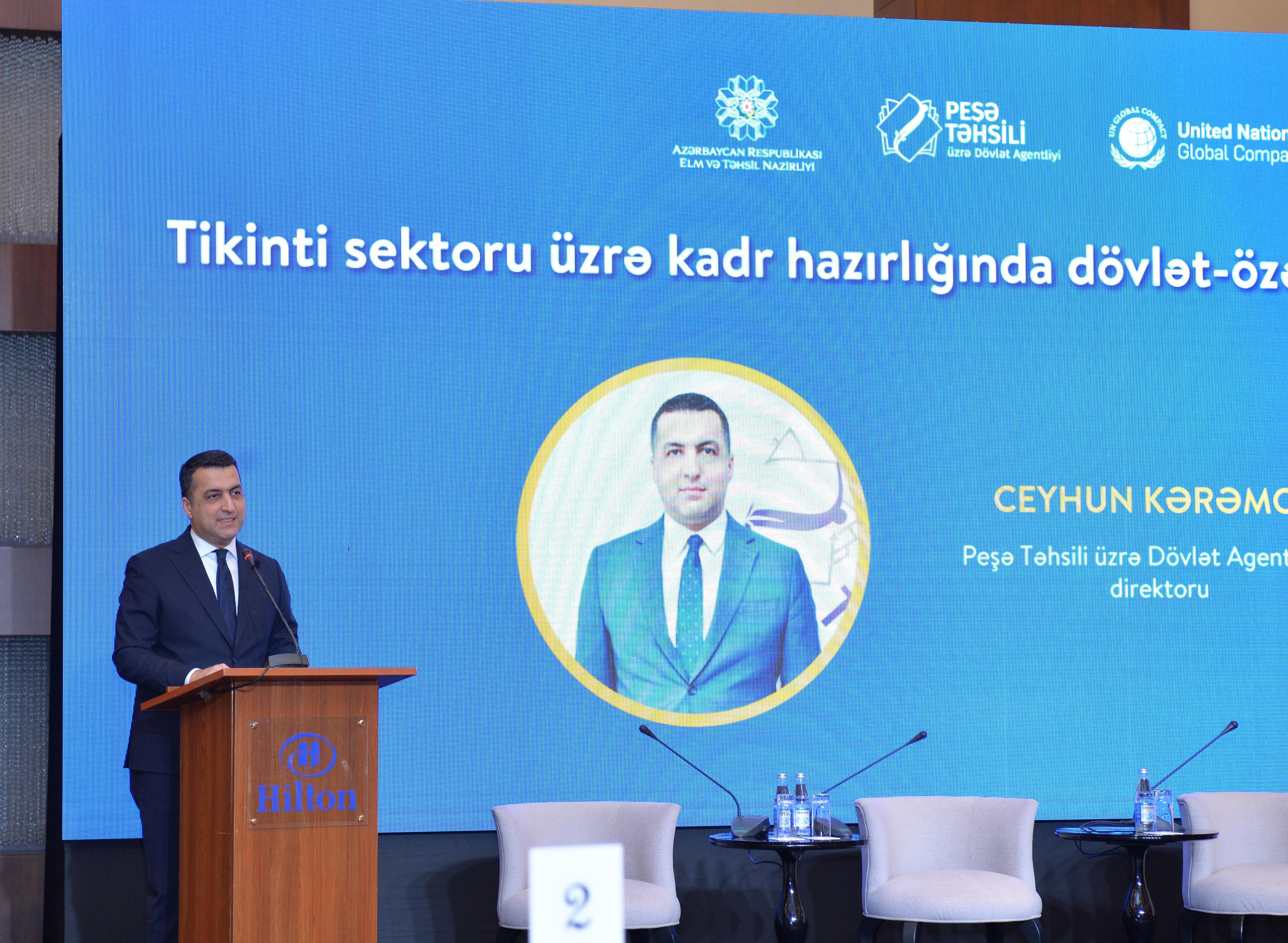 Agentlik direktoru: Peşə təhsili müəssisələrinin yarısında məcburi köçkünlər yaşayır 