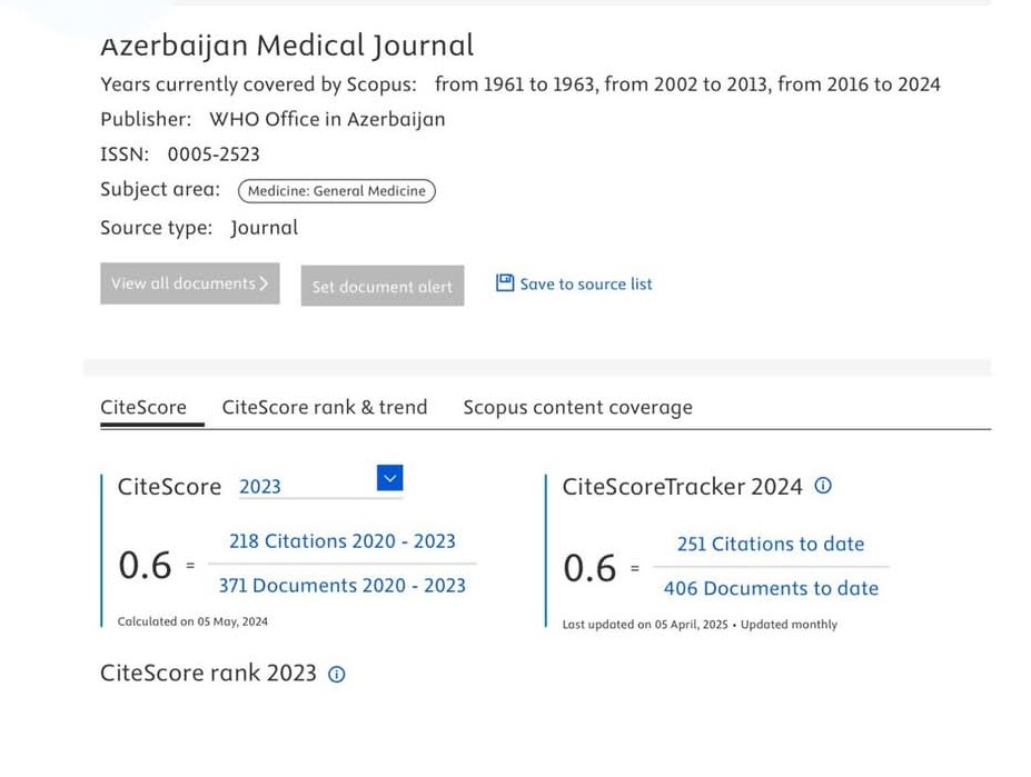 Alimlərimizin tədqiqatı beynəlxalq elmi jurnalda dərc olunub