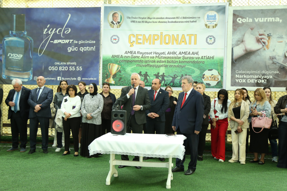 AMEA-da minifutbol turnirinin açılışı olub
