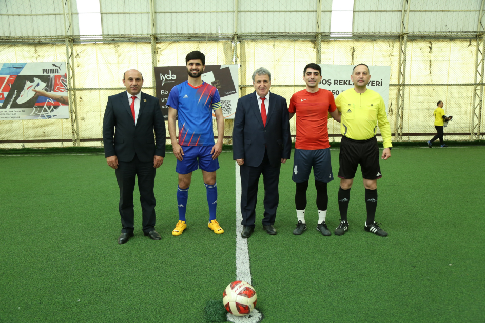 AMEA-da minifutbol turnirinin açılışı olub