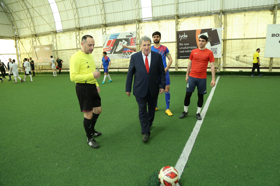 AMEA-da minifutbol turnirinin açılışı olub