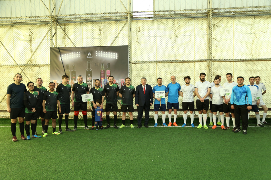 AMEA-da minifutbol turnirinin açılışı olub