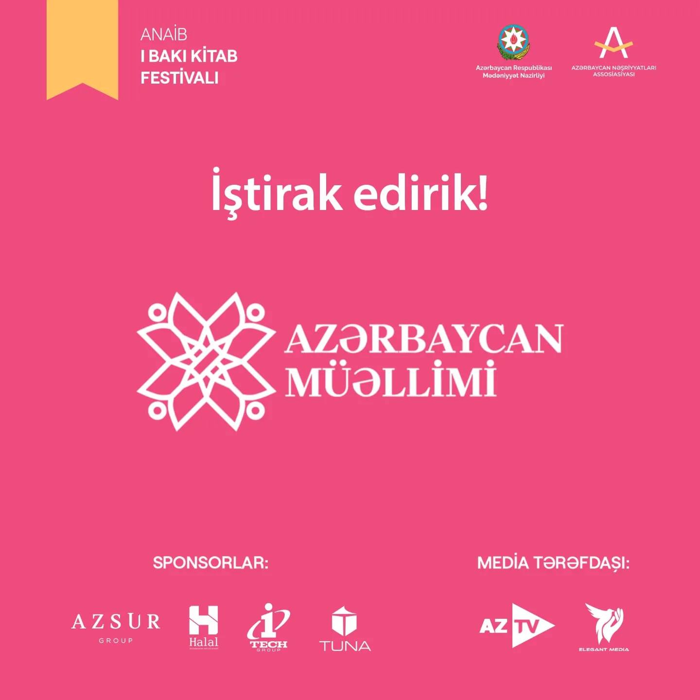 ANAİB I Bakı Kitab Festivalı keçirilir