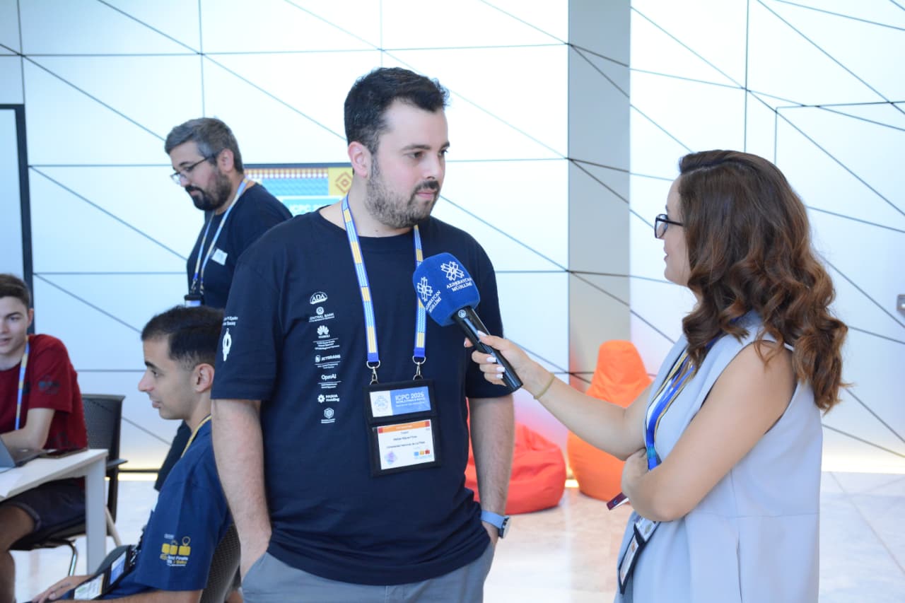 Argentinalı məşqçi: Bakı ICPC 2025 bizim üçün çox böyük fürsətdir 