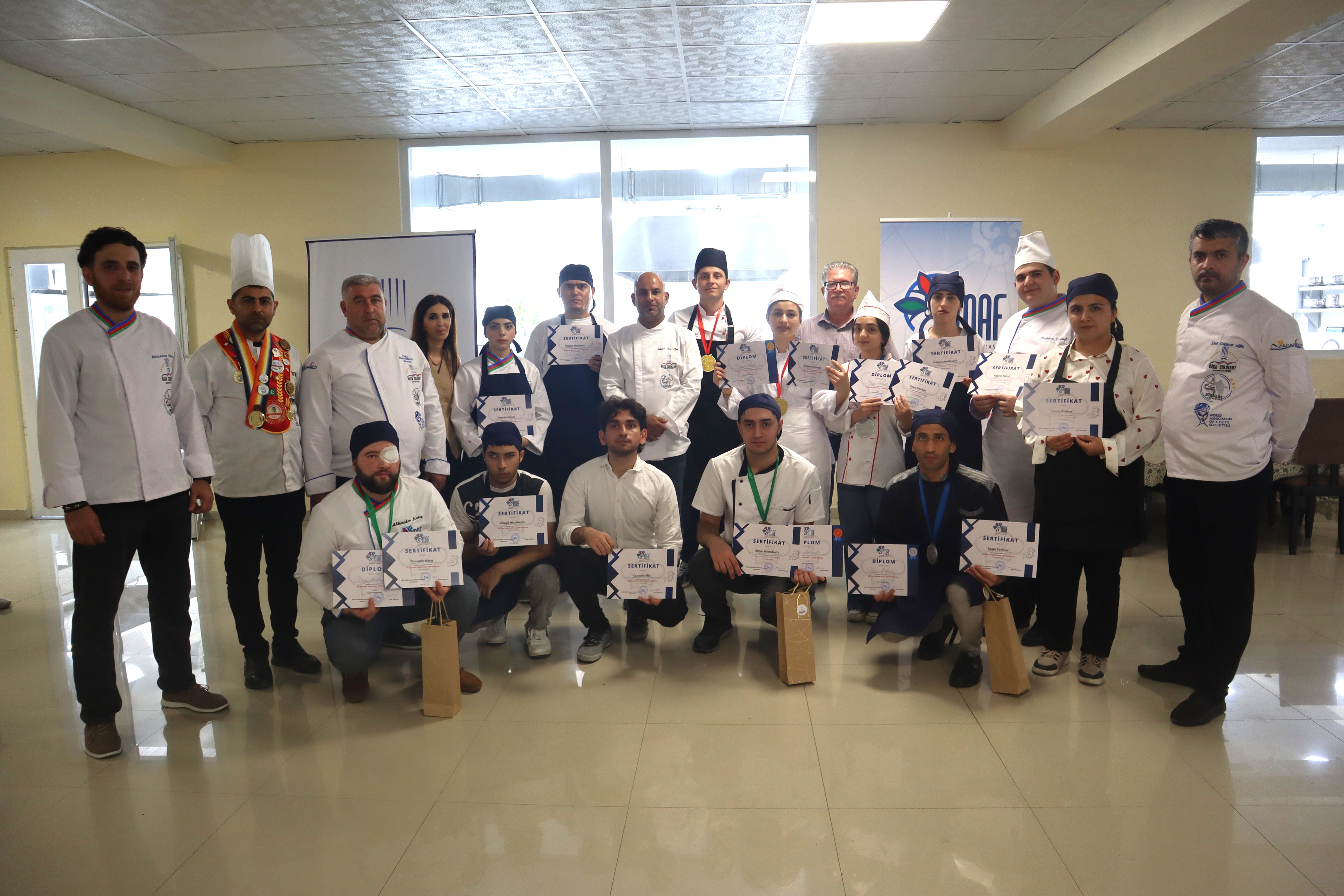 Aşpaz və qənnadıçı peşələri üzrə Milli Abilimpiya Çempionatı keçirilib 