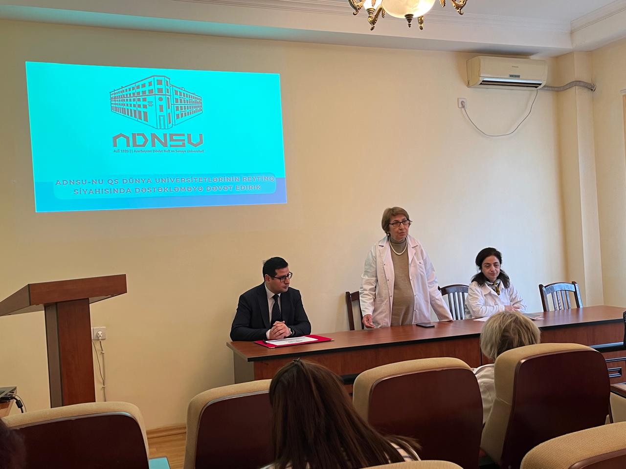 Aşqarlar Kimyası İnstitutu və ADNSU arasında elmi nailiyyətlərin beynəlxalq nüfuzunun gücləndirilməsinə dair görüş keçirilib