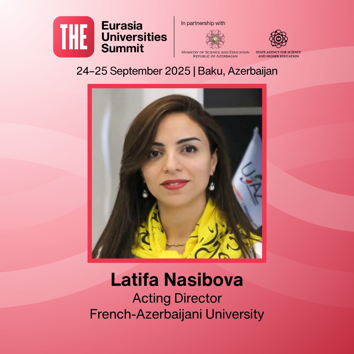 “Avrasiya Universitetlərinin Sammiti”nin növbəti spikerlər siyahısı açıqlanıb