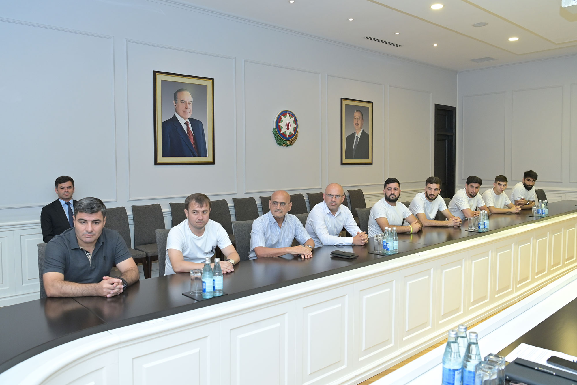 Avropa Universitetləri Futzal Çempionatının qalibi olan komanda ilə görüş keçirilib