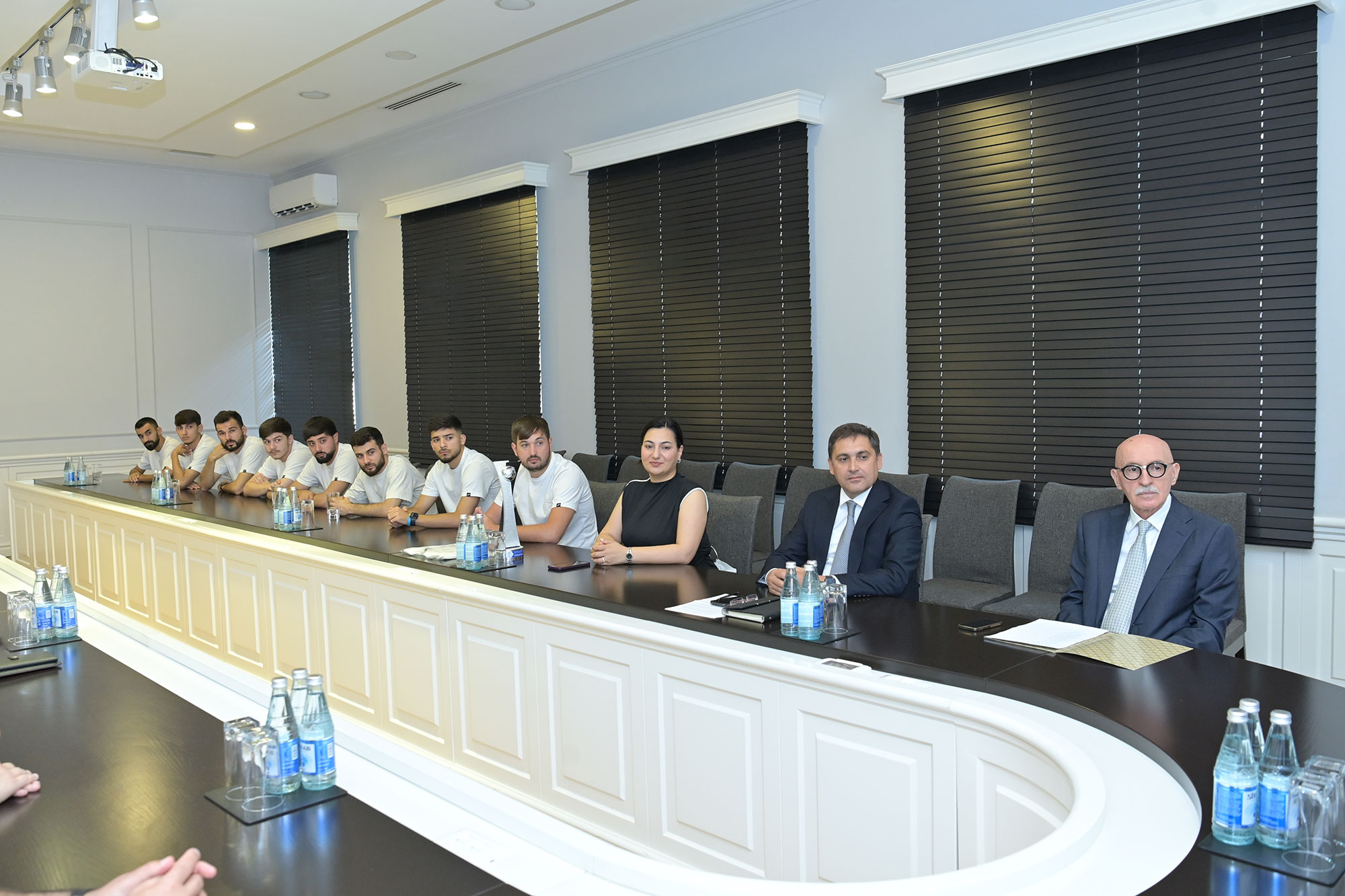 Avropa Universitetləri Futzal Çempionatının qalibi olan komanda ilə görüş keçirilib