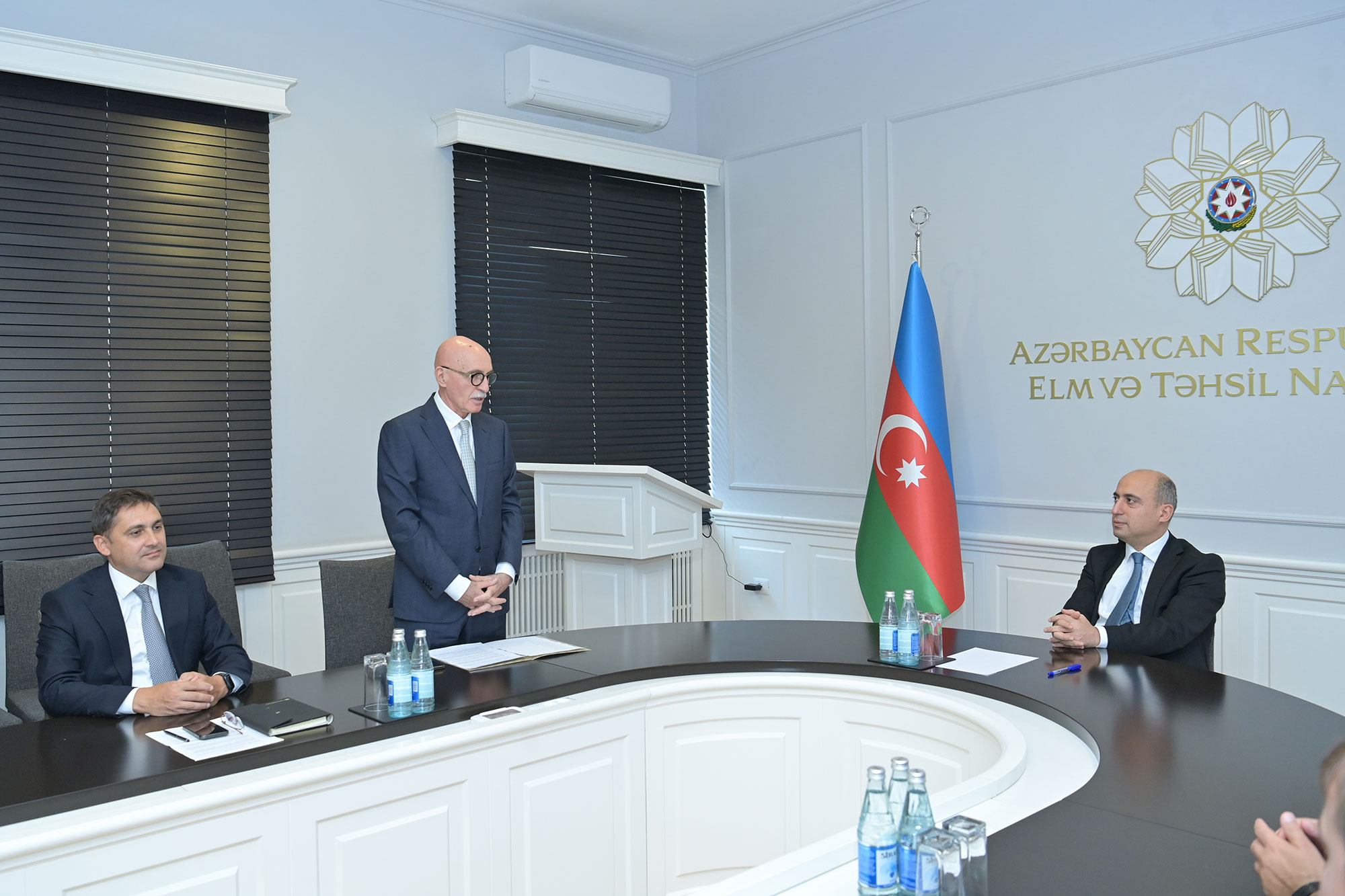 Avropa Universitetləri Futzal Çempionatının qalibi olan komanda ilə görüş keçirilib