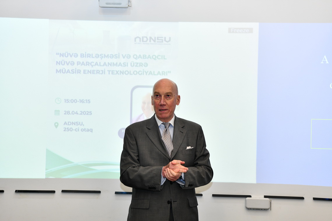 Avropalı professor Franco Cozzani ADNSU-nun tədris şəraitini yüksək dəyərləndilib