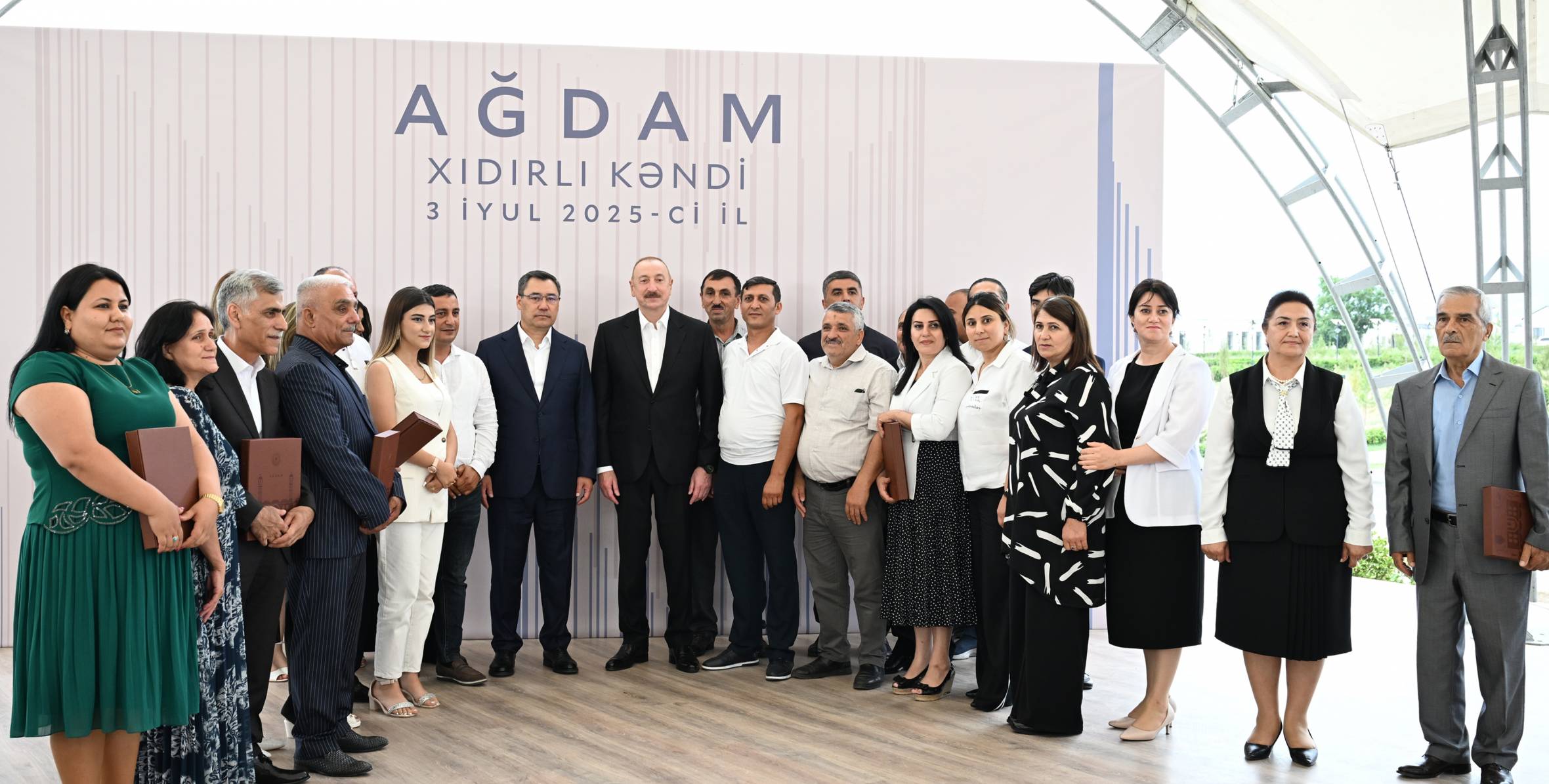 Ayköl Manas adına Xıdırlı kənd tam orta məktəbinin açılışı olub