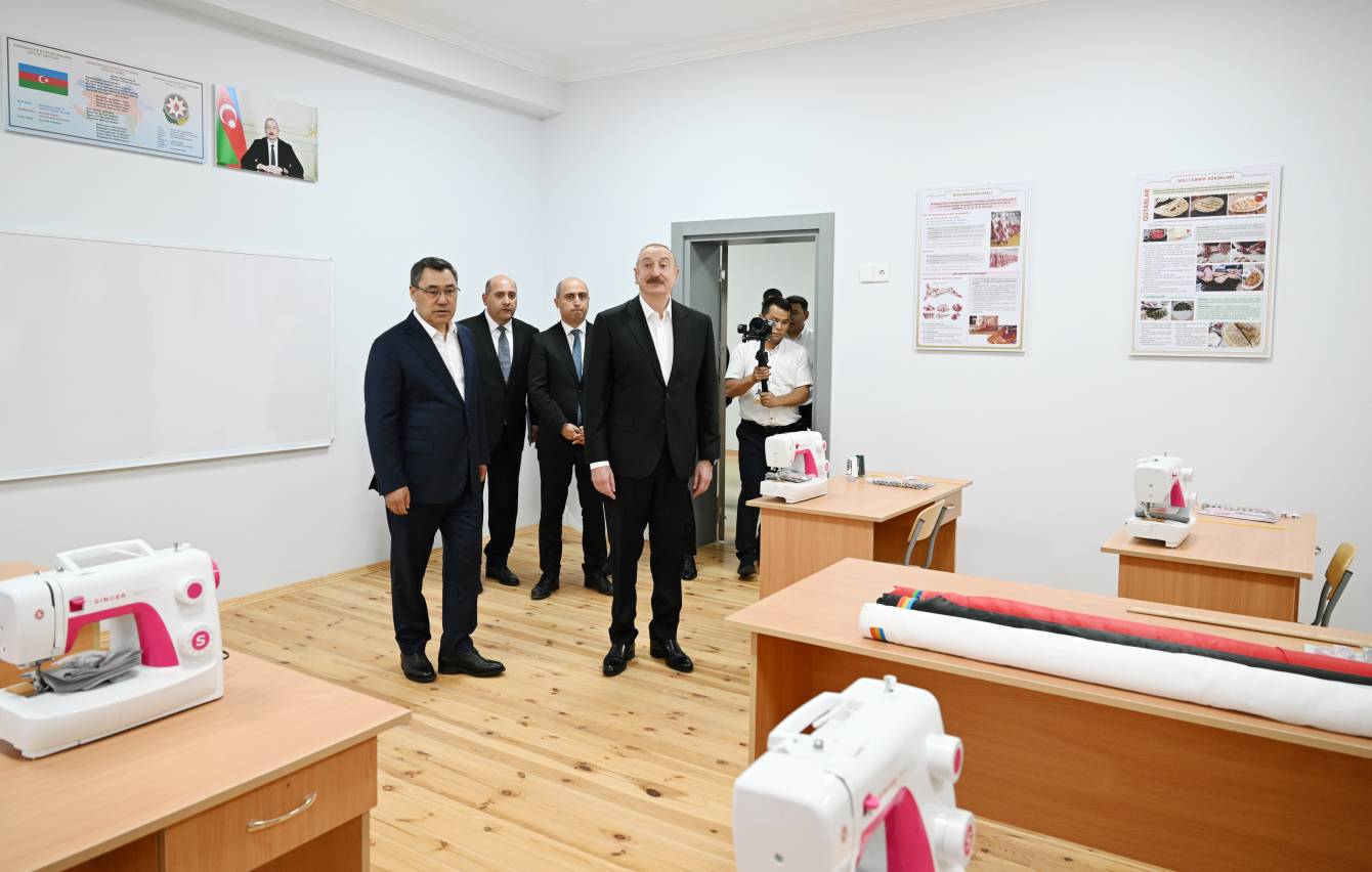 Ayköl Manas adına Xıdırlı kənd tam orta məktəbinin açılışı olub