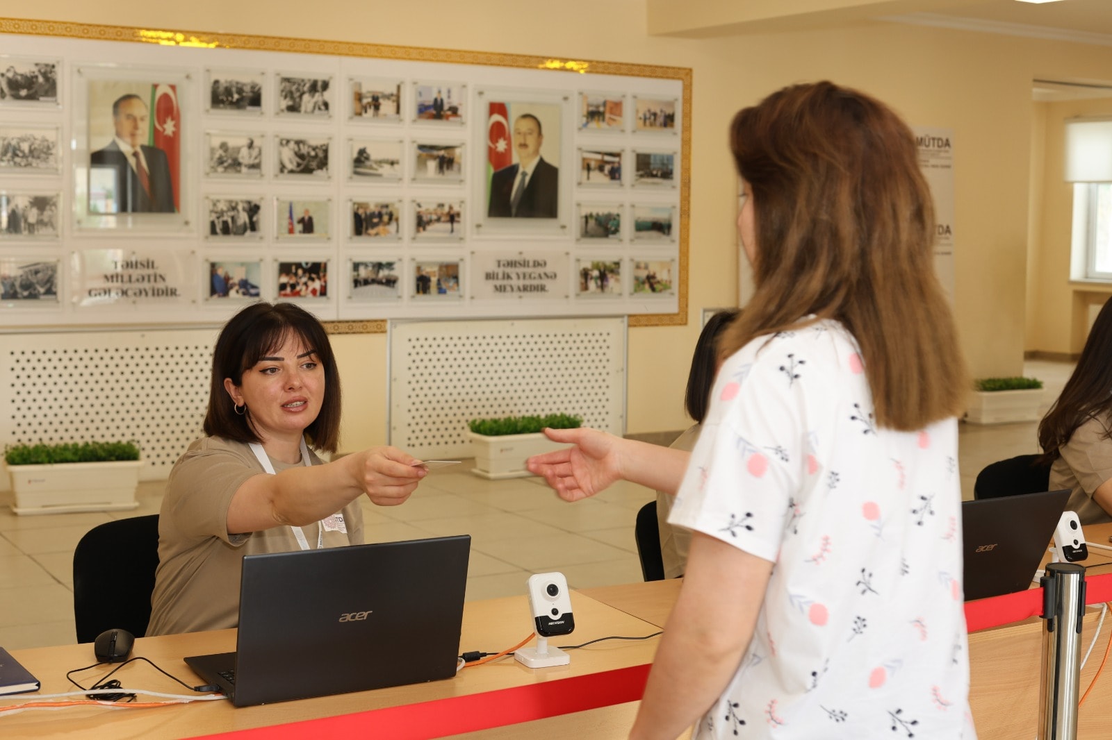 Azad olunan ərazilərdə çalışan müəllimlər ilk dəfə sertifikasiyada iştirak ediblər