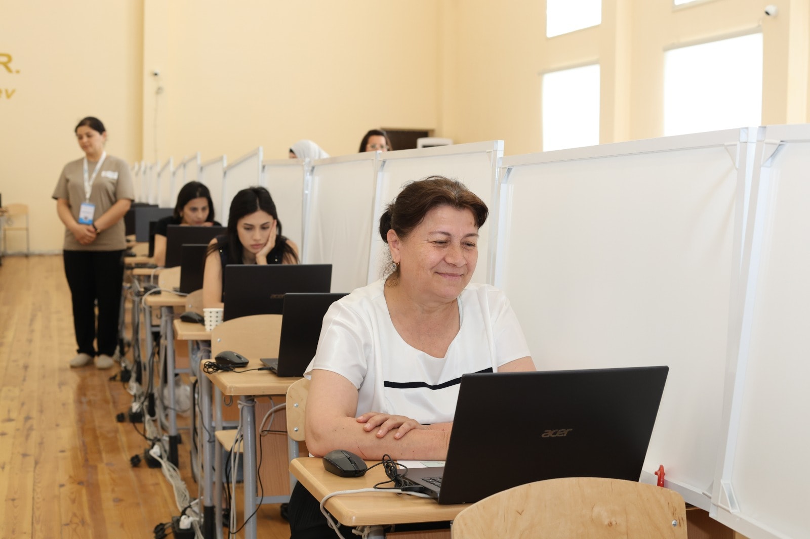 Azad olunan ərazilərdə çalışan müəllimlər ilk dəfə sertifikasiyada iştirak ediblər