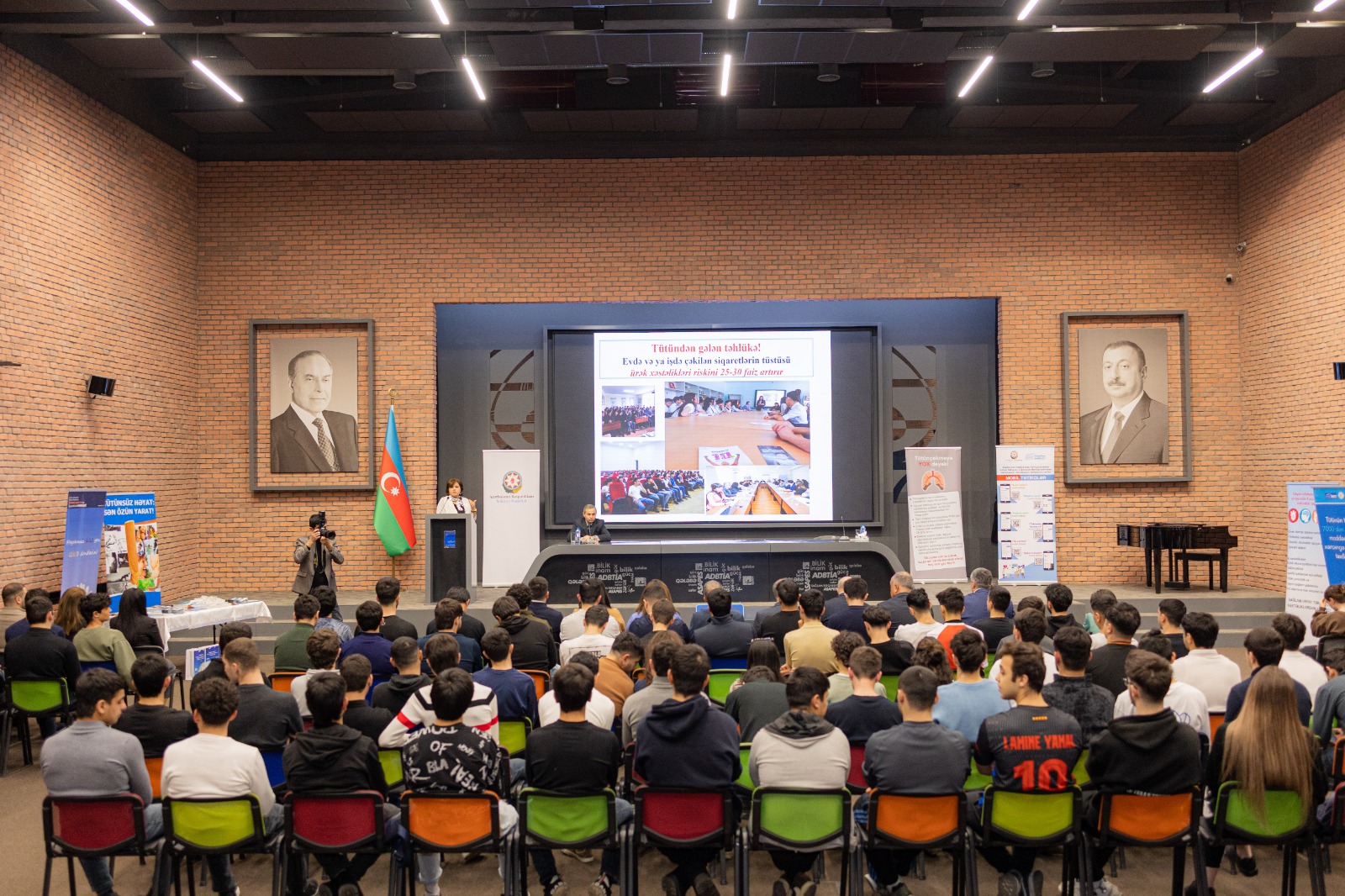 Azərbaycan İdman Akademiyasında “Tütünçəkmə sağlamlıq üçün təhlükəlidir” mövzusunda tədbir keçirilib 