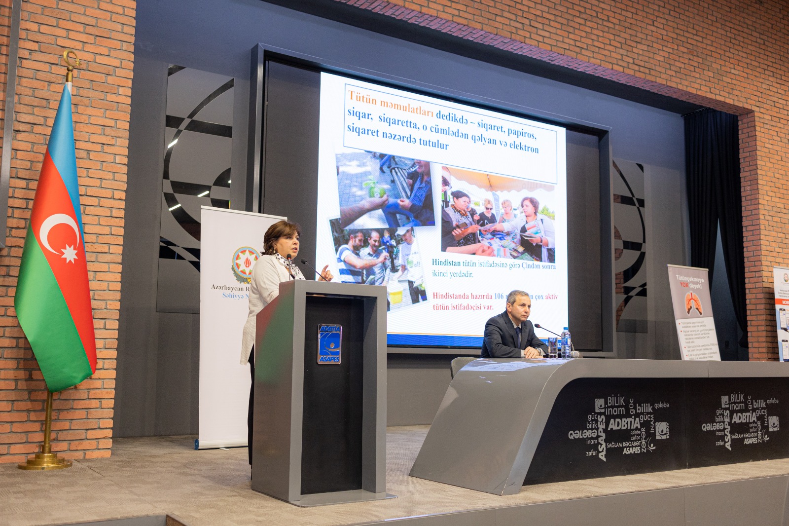 Azərbaycan İdman Akademiyasında “Tütünçəkmə sağlamlıq üçün təhlükəlidir” mövzusunda tədbir keçirilib