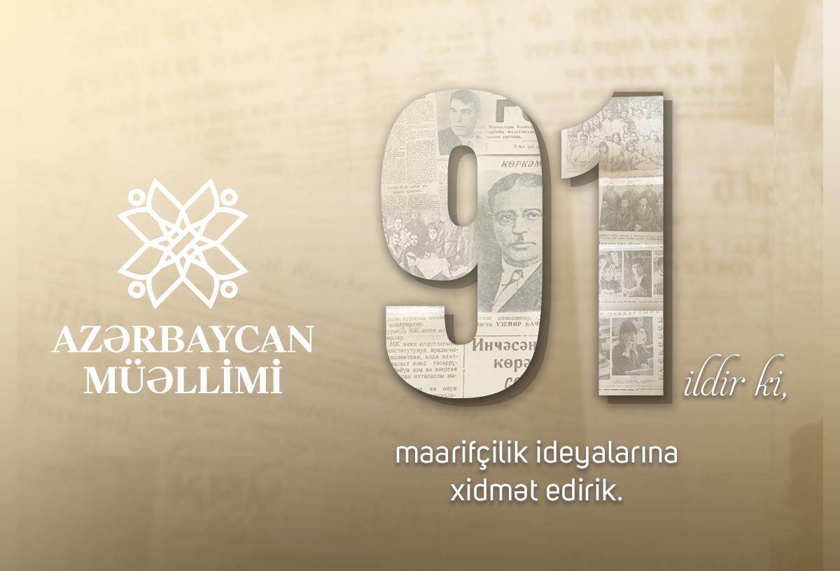 “Azərbaycan müəllimi” qəzeti 91 yaşını qeyd edir 