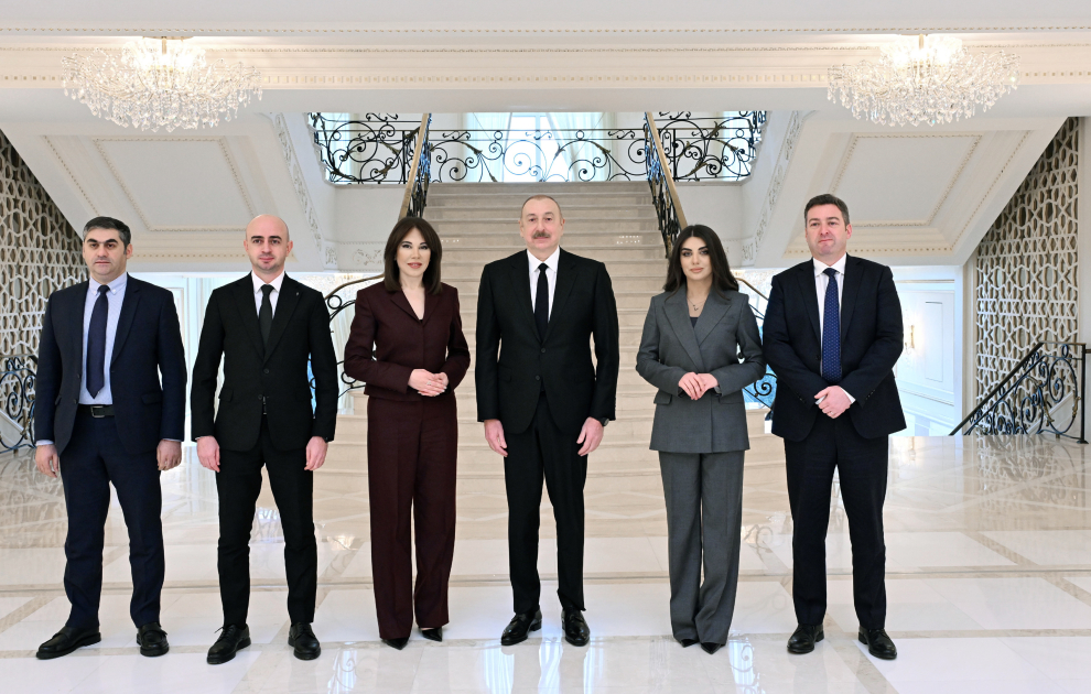 Azərbaycan Prezidenti İlham Əliyev yerli televiziya kanallarına müsahibə verib