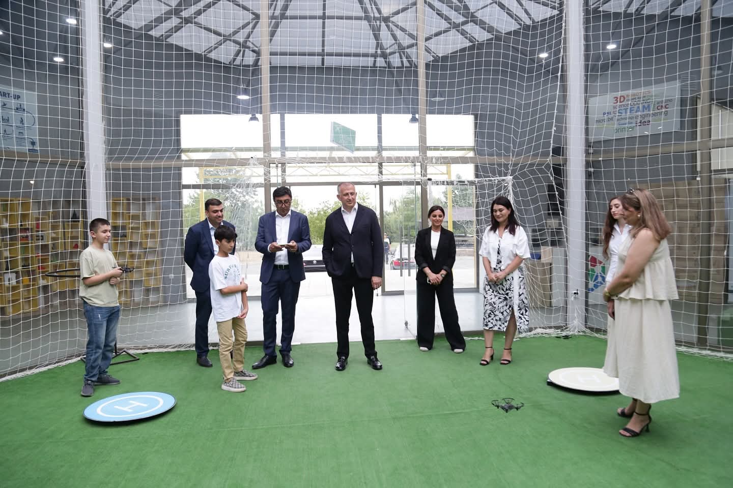 Azərbaycan və Gürcüstan nazirləri Quba STEAM Mərkəzində olublar