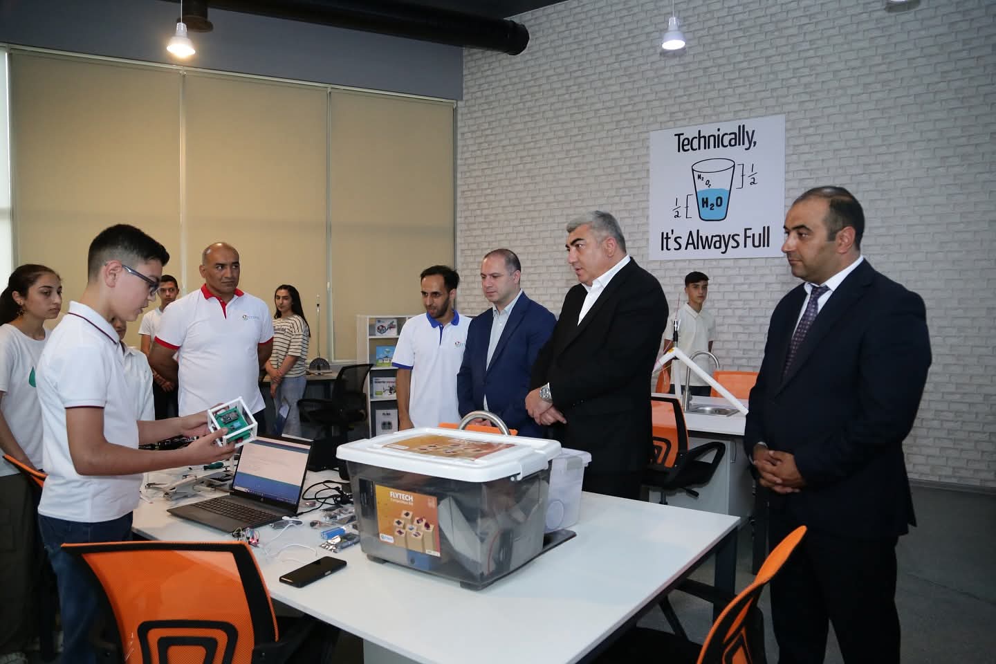 Azərbaycan və Gürcüstan nazirləri Quba STEAM Mərkəzində olublar