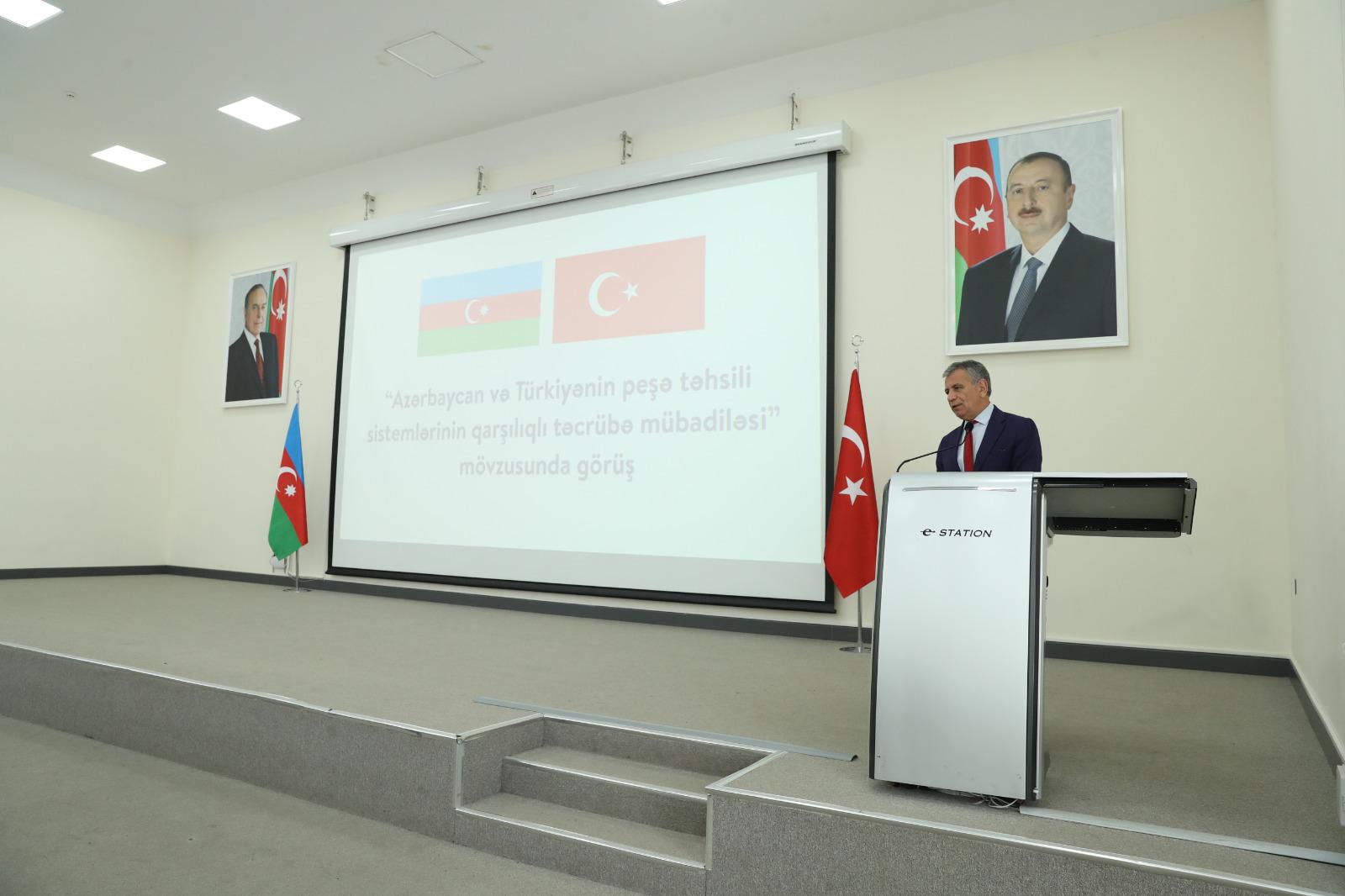 Azərbaycan və Türkiyə arasında peşə təhsili sahəsində əməkdaşlığa dair görüş keçirilib