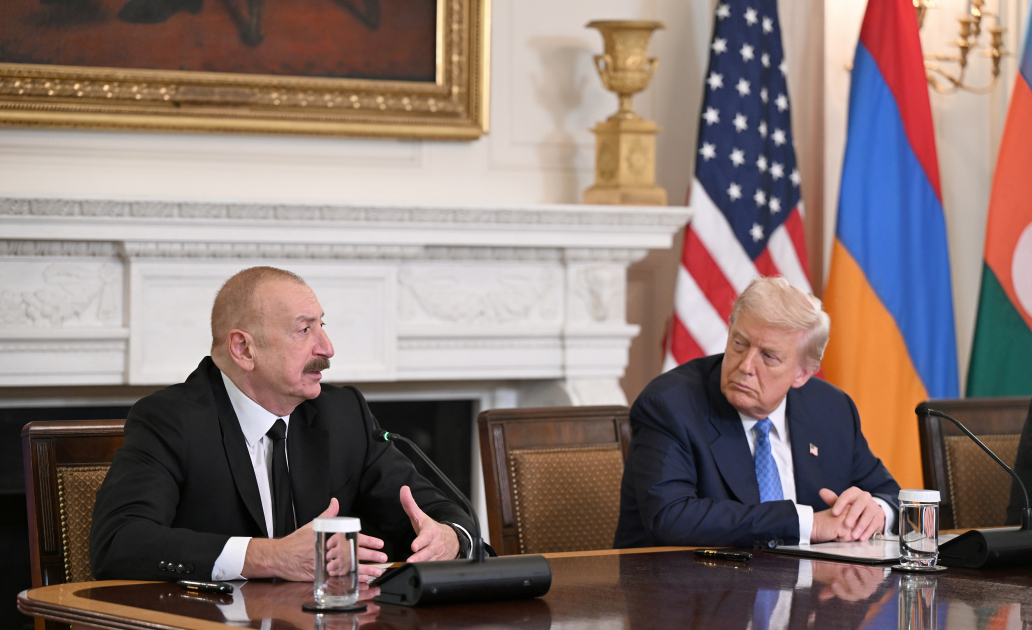 Azərbaycanın və ABŞ-ın prezidentləri, Ermənistanın Baş naziri Ağ Evdə mətbuata bəyanatla çıxış ediblər 