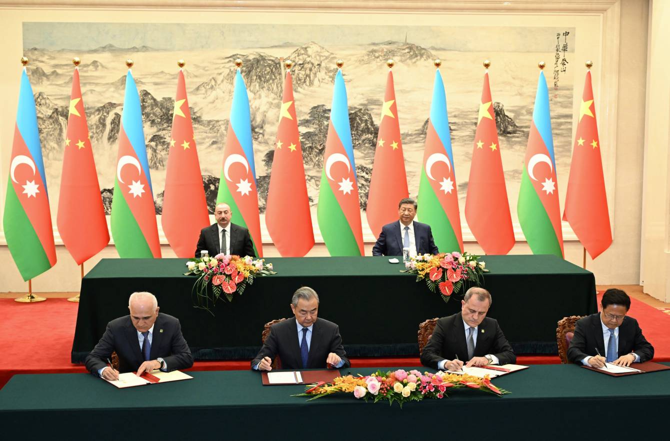 Azərbaycanla Çin arasında əməkdaşlığa dair bir sıra sənədlər imzalanıb
