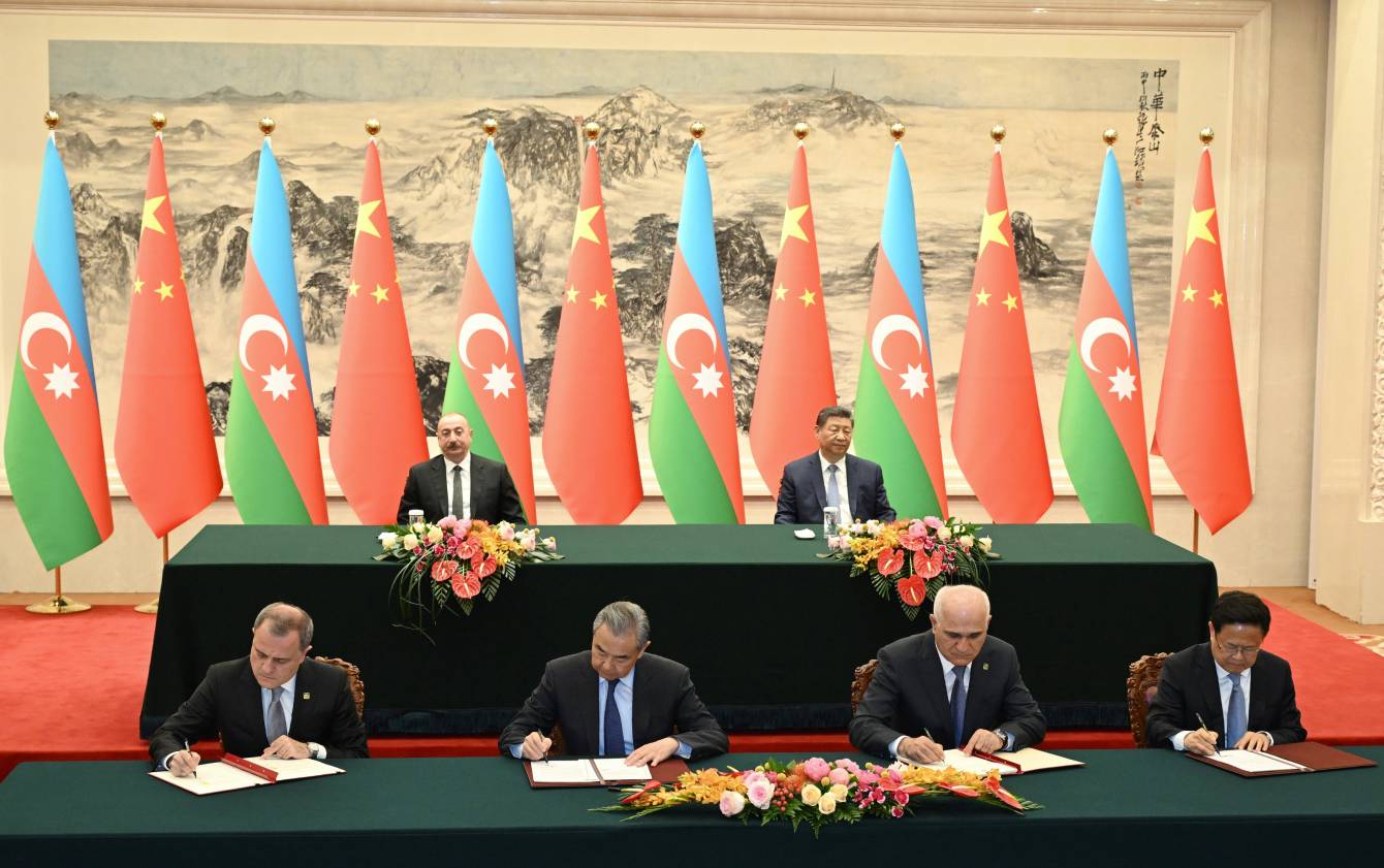 Azərbaycanla Çin arasında əməkdaşlığa dair bir sıra sənədlər imzalanıb