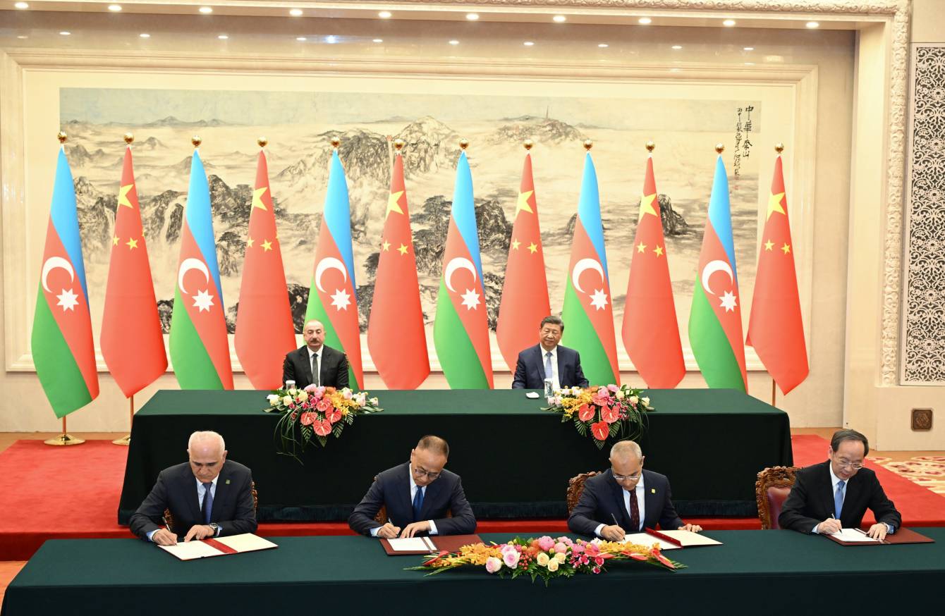 Azərbaycanla Çin arasında əməkdaşlığa dair bir sıra sənədlər imzalanıb
