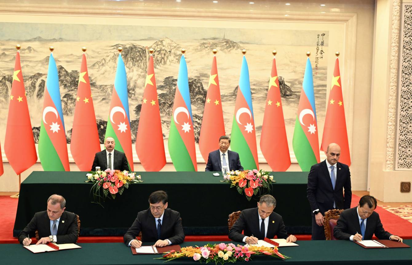 Azərbaycanla Çin arasında əməkdaşlığa dair bir sıra sənədlər imzalanıb