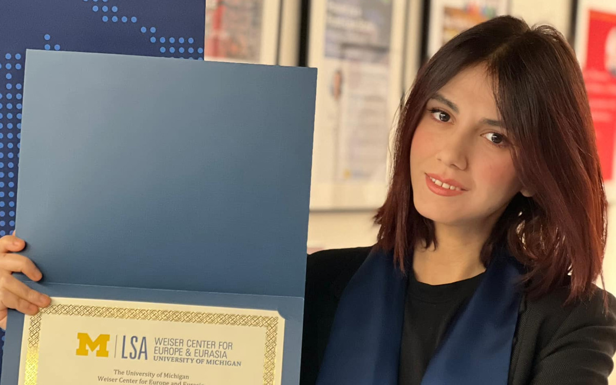 Azərbaycanlı gənc Miçiqan Universitetinin ən nüfuzlu tədqiqat proqramını tamamlayıb 