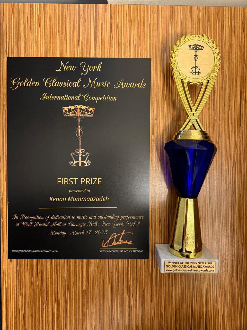 Azərbaycanlı tələbə ABŞ-də keçirilən müsabiqədə birinci oldu