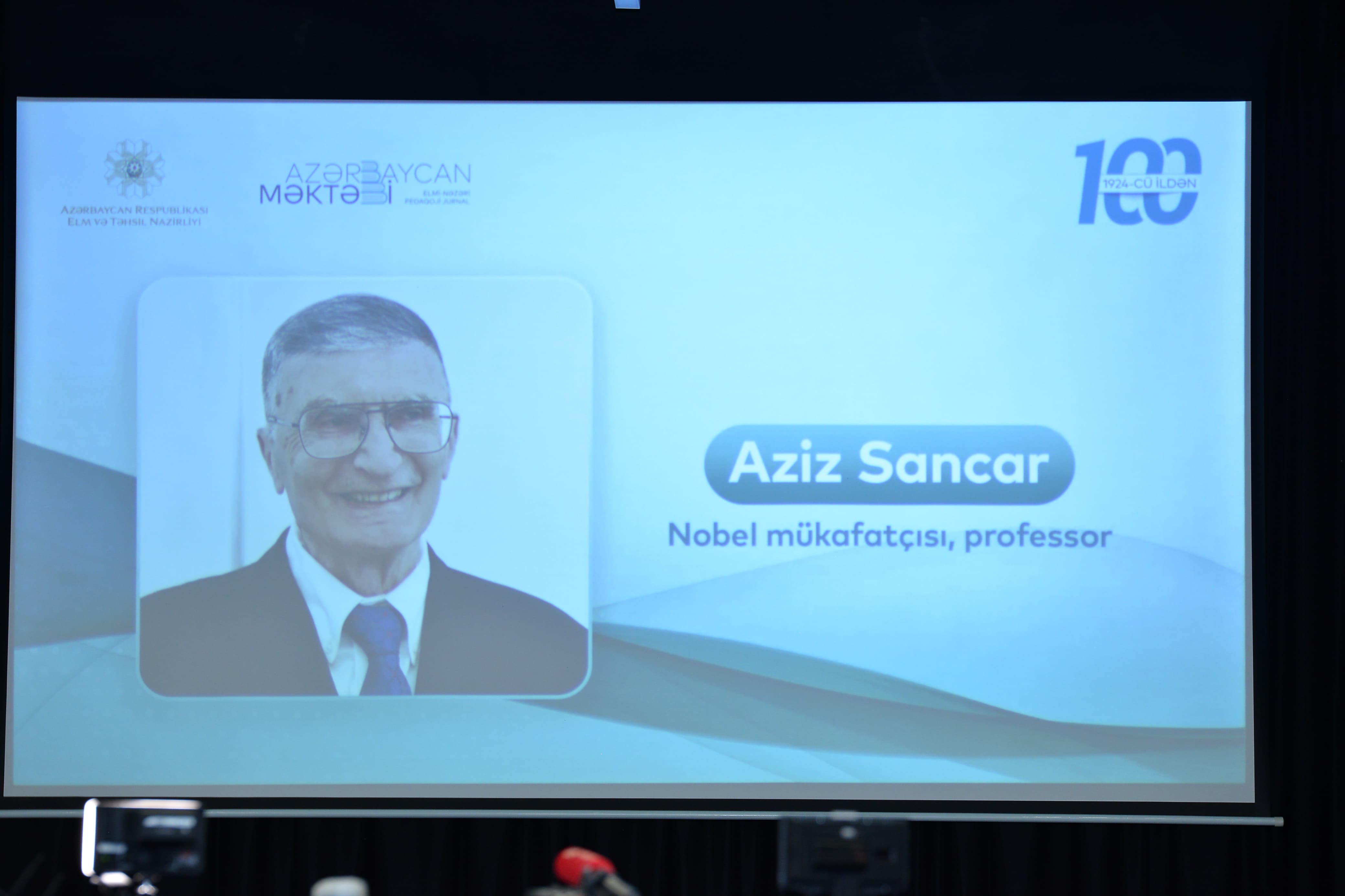 Aziz Sancar: “Azərbaycan məktəbi"nin missiyasını şərəflə davam etdirəcəyinə əminəm
