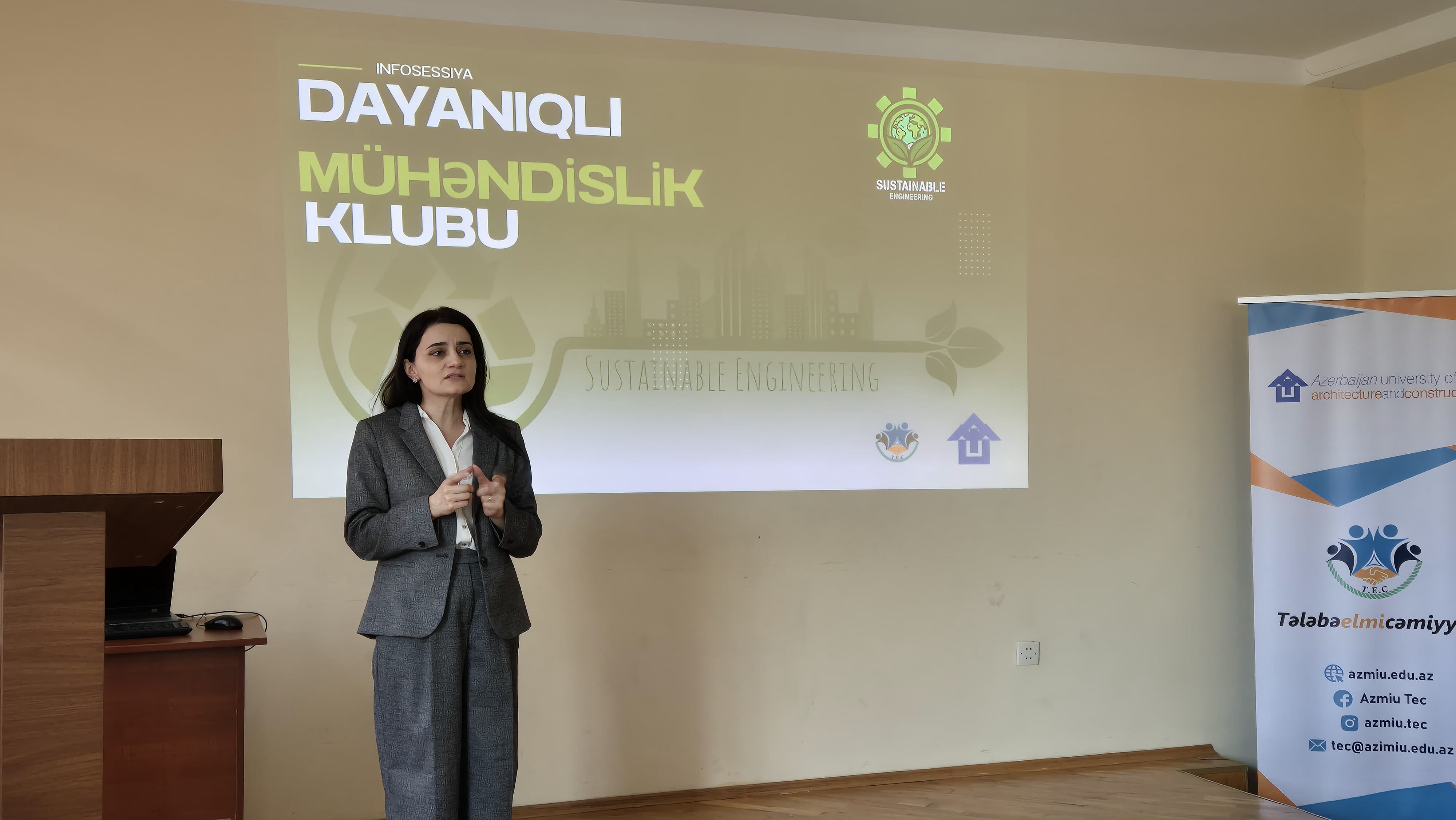 AzMİU-da “Dayanıqlı mühəndislik” klubu yaradılıb 