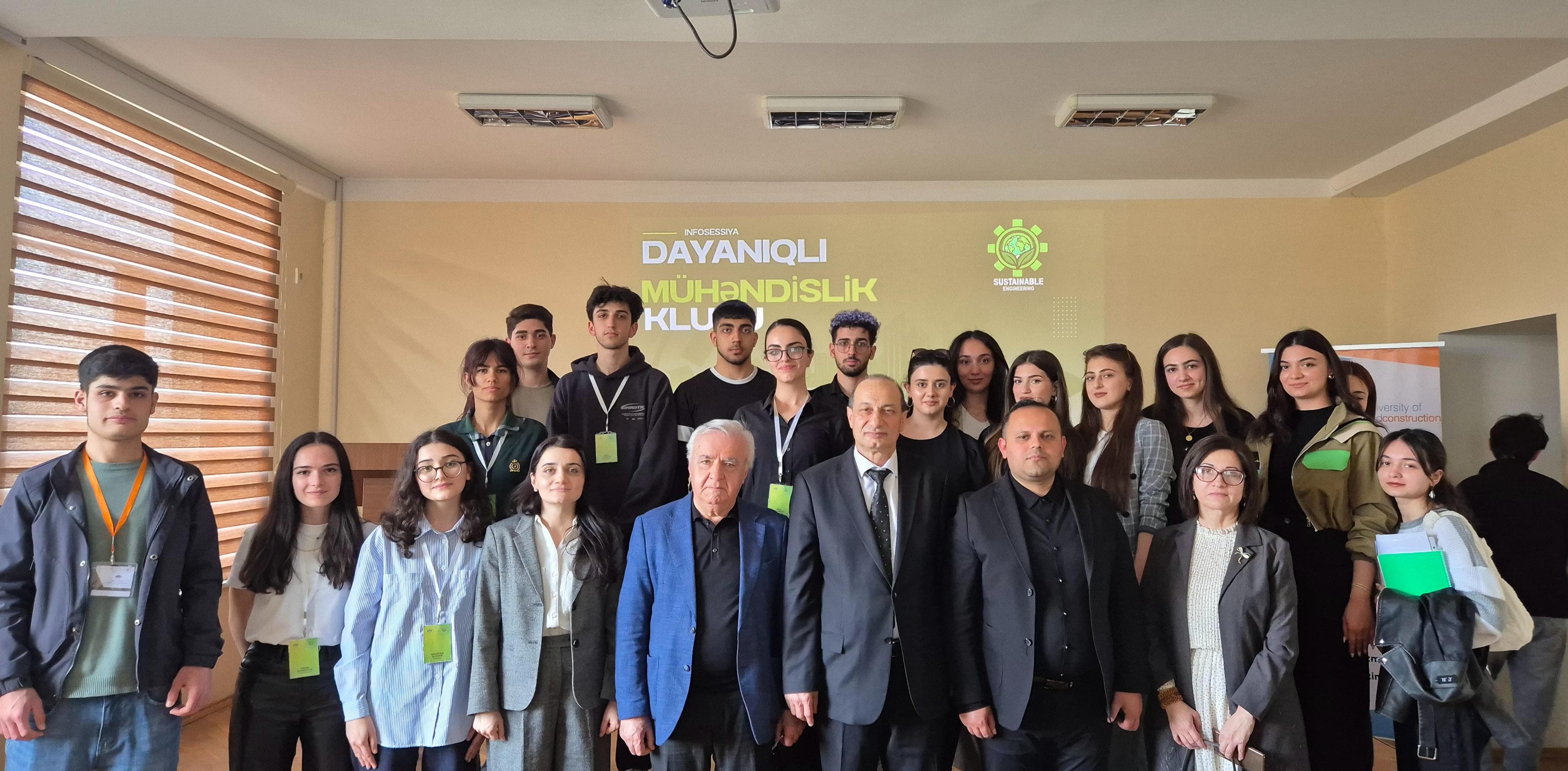 AzMİU-da “Dayanıqlı mühəndislik” klubu yaradılıb