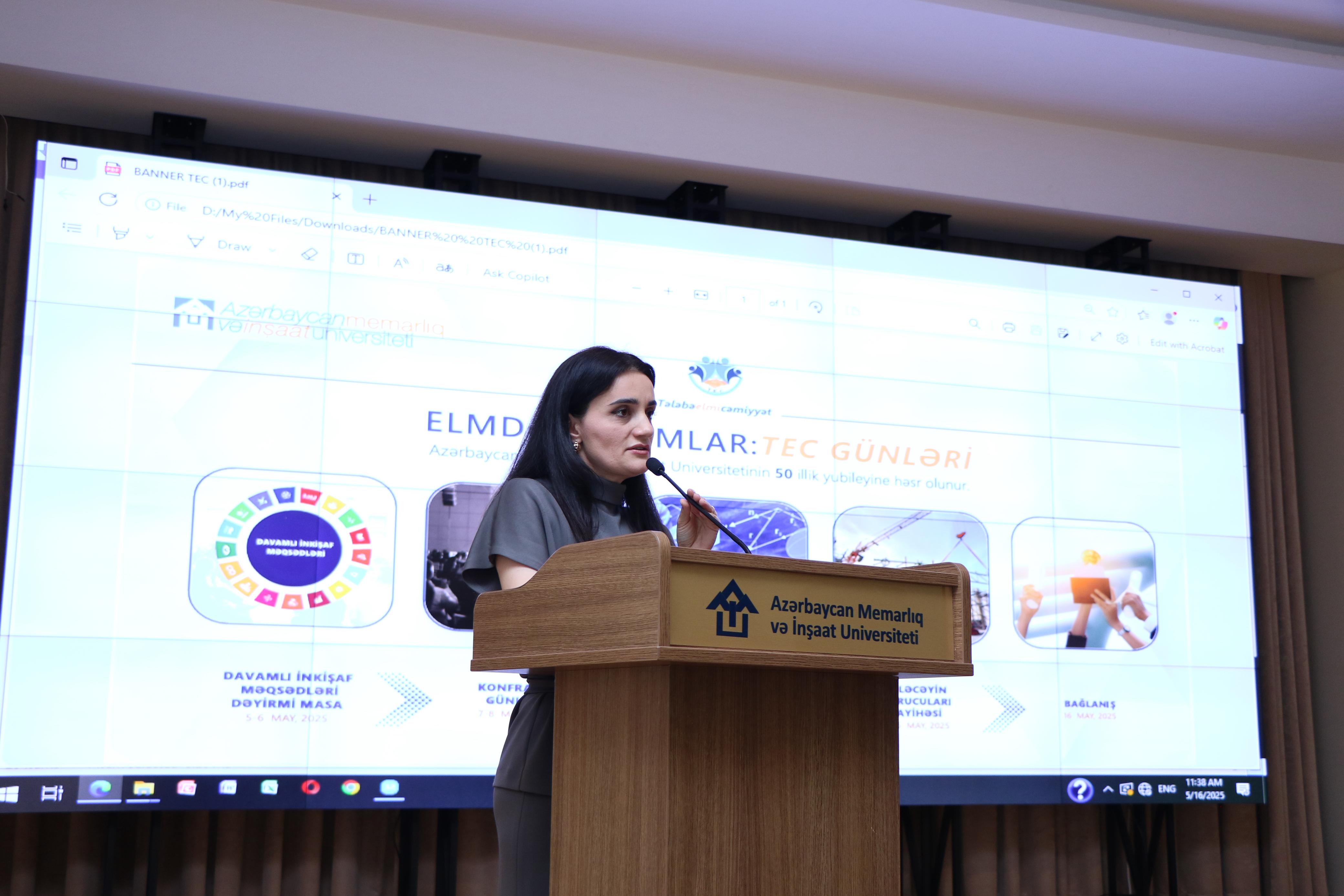 AzMİU-da “Elmdə Addımlar: TEC Günləri” başa çatıb