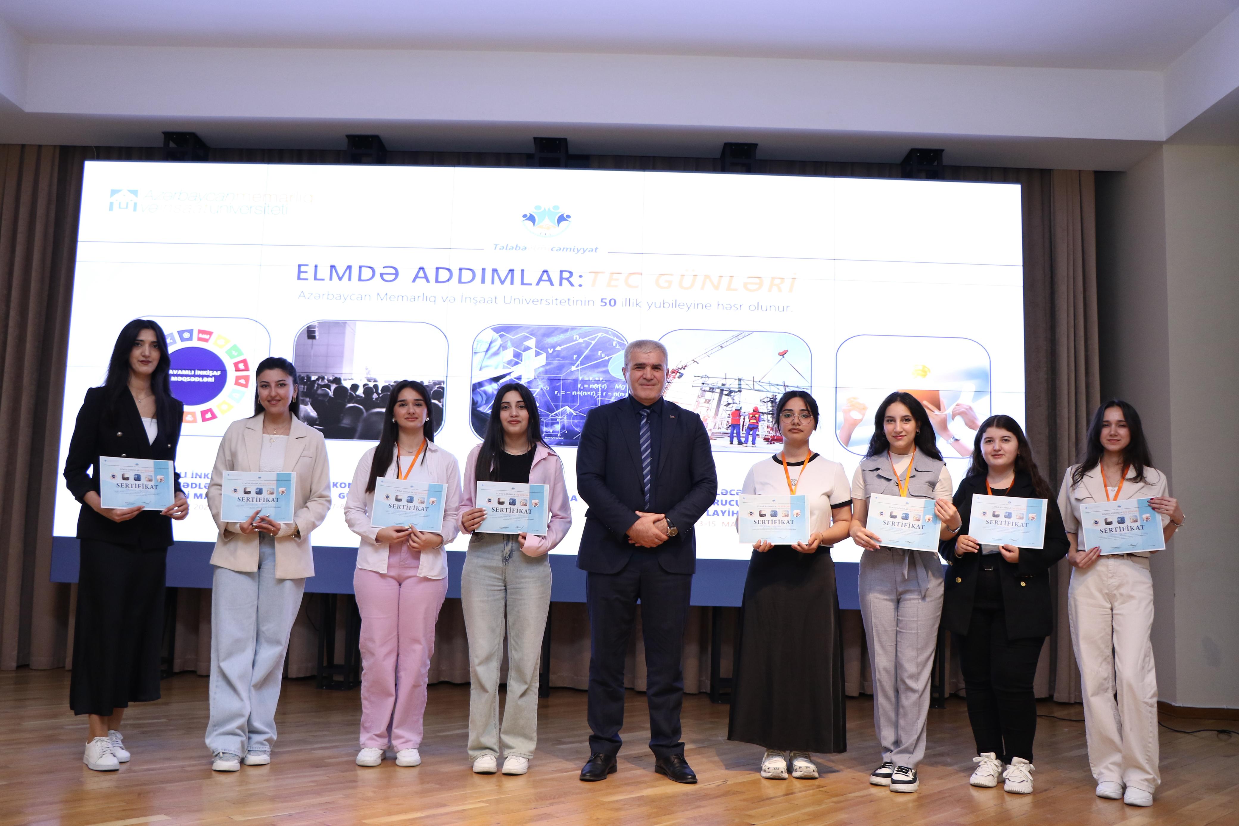 AzMİU-da “Elmdə Addımlar: TEC Günləri” başa çatıb
