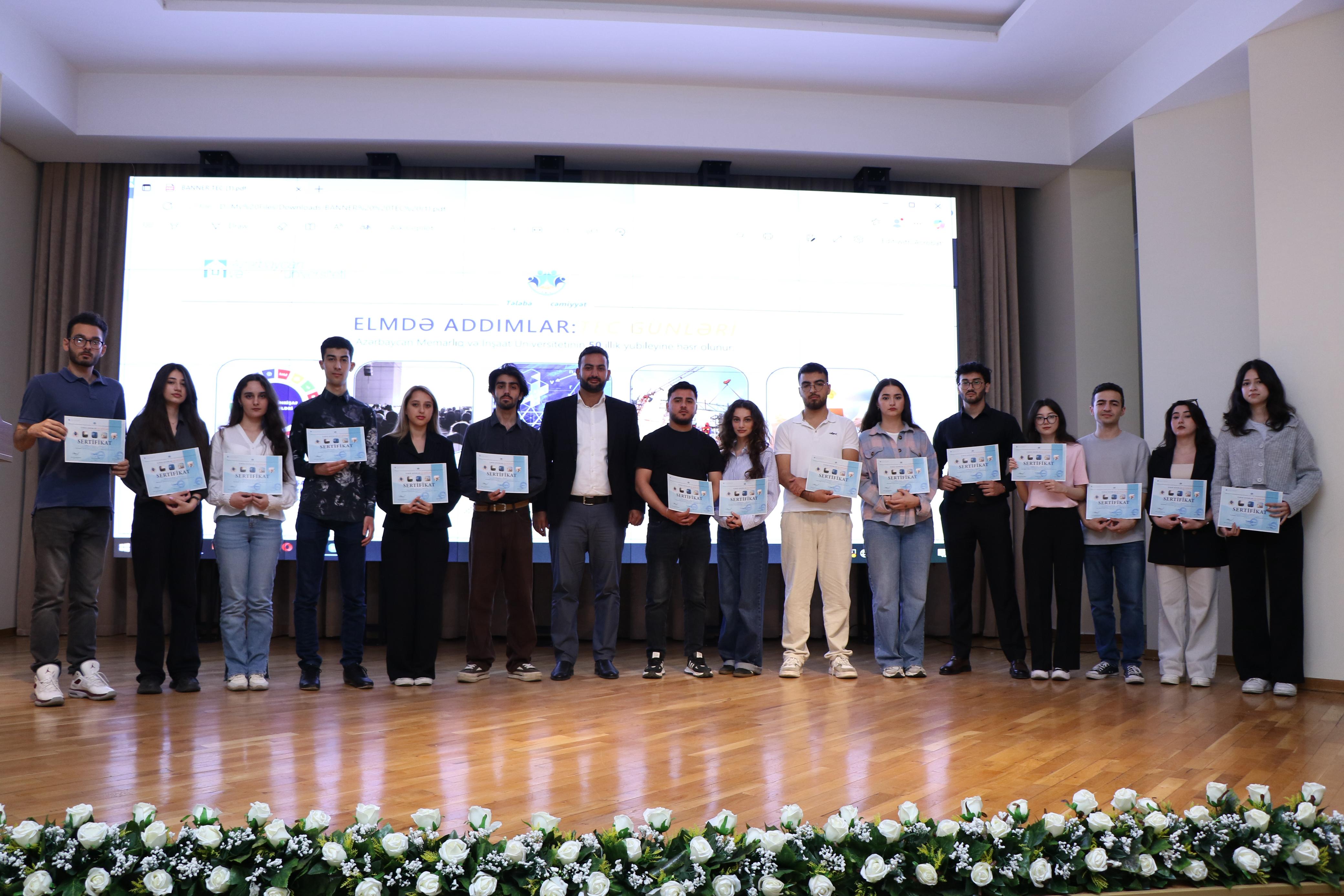 AzMİU-da “Elmdə Addımlar: TEC Günləri” başa çatıb