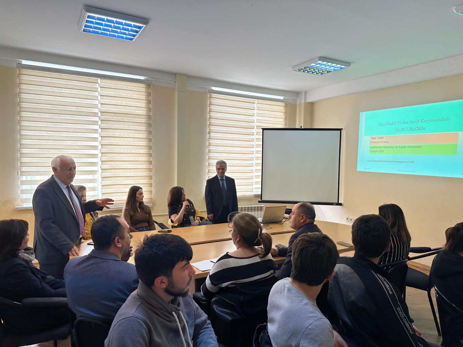 AzMİU-da fövqəladə halların idarə olunması mövzusunda seminar keçirilib