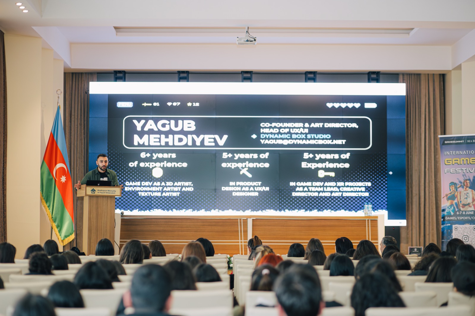 AzMİU-da qonaq olan dizaynerlər oyun yaradıcılığında süni intellekt üzərində işləyirlər