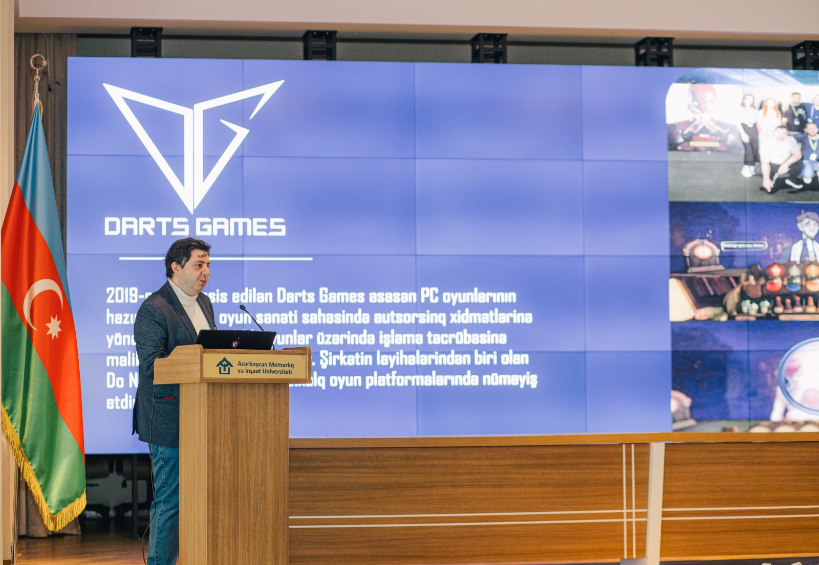 AzMİU-da qonaq olan dizaynerlər oyun yaradıcılığında süni intellekt üzərində işləyirlər