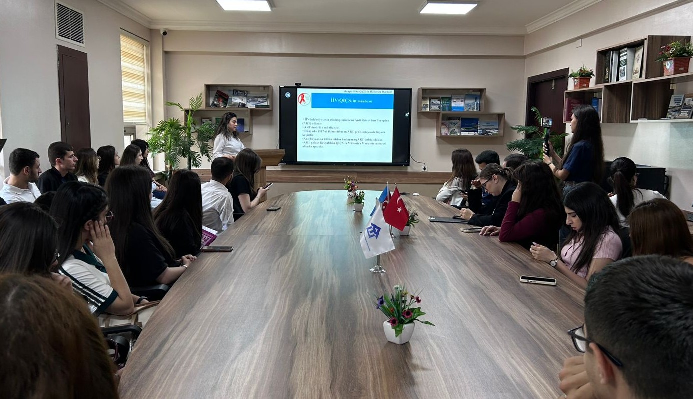 AzMİU-da "Sağlam həyat – sağlam gələcək” adlı maarifləndirmə aksiyası keçirilib  