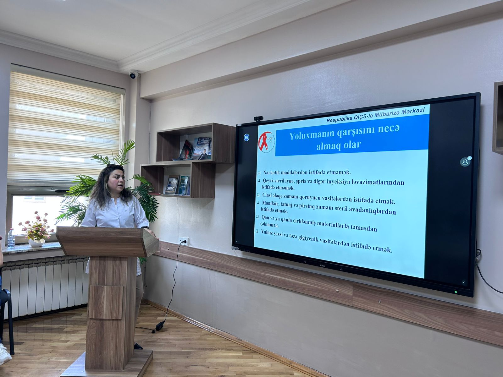 AzMİU-da "Sağlam həyat – sağlam gələcək” adlı maarifləndirmə aksiyası keçirilib 