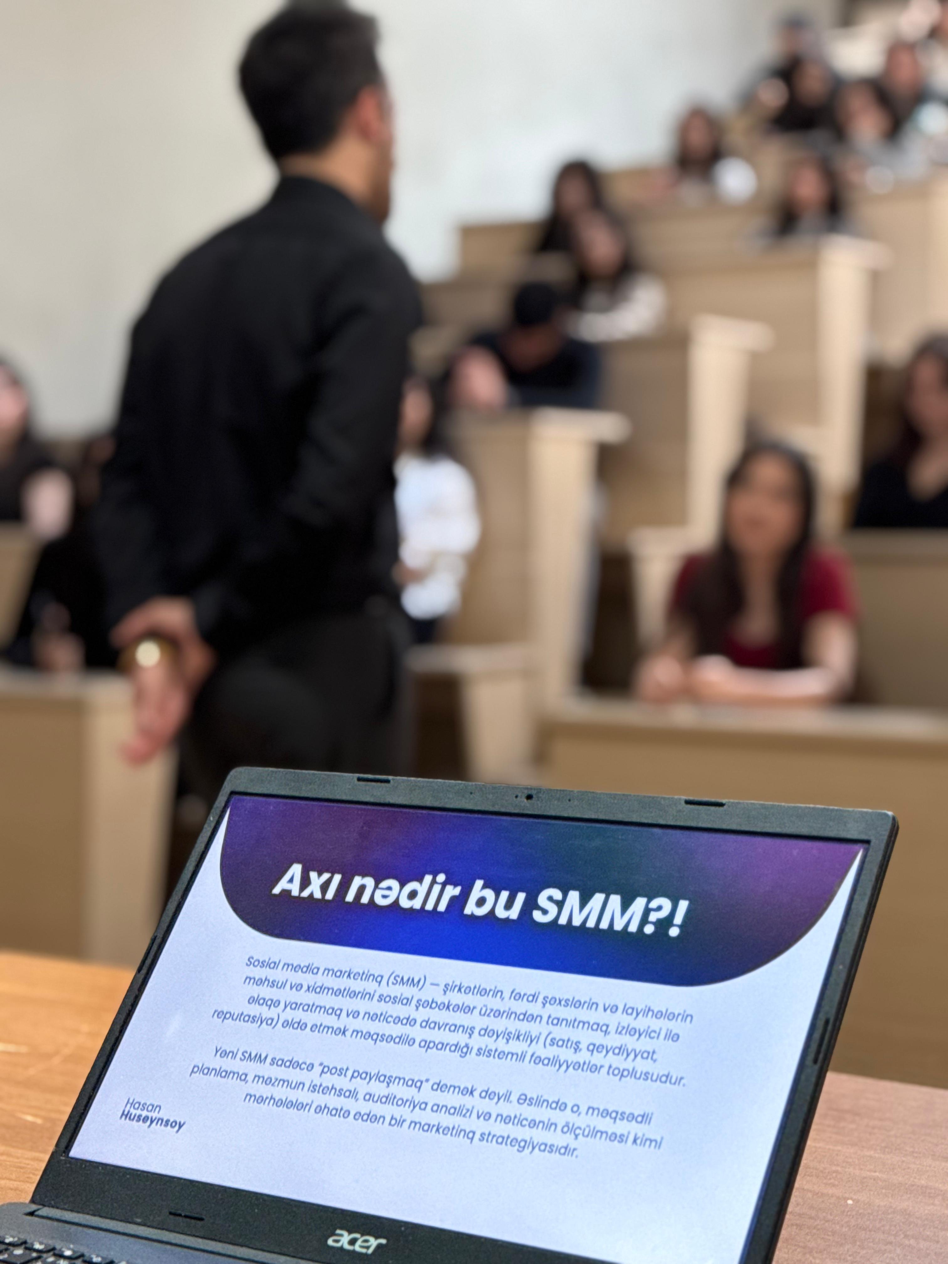 AzMİU-da tələbələrin rəqəmsal bacarıqlarının artırılması məqsədilə təlim keçirilib