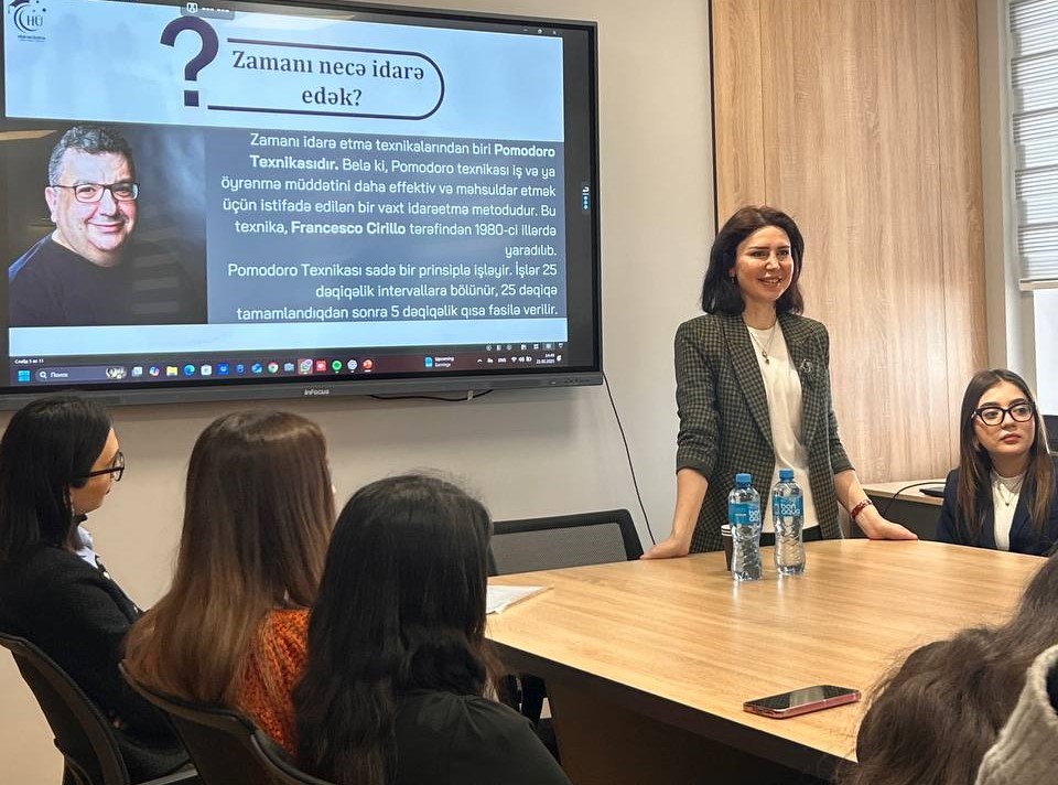 AzMİU-da “Uğura doğru: Semestrə Güclü Başlanğıc” adlı tədbir keçirilib 