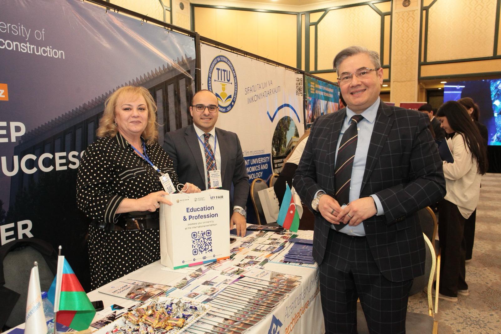 AzMİU əməkdaşları Özbəkistanda keçirilən beynəlxalq sərgidə iştirak ediblər