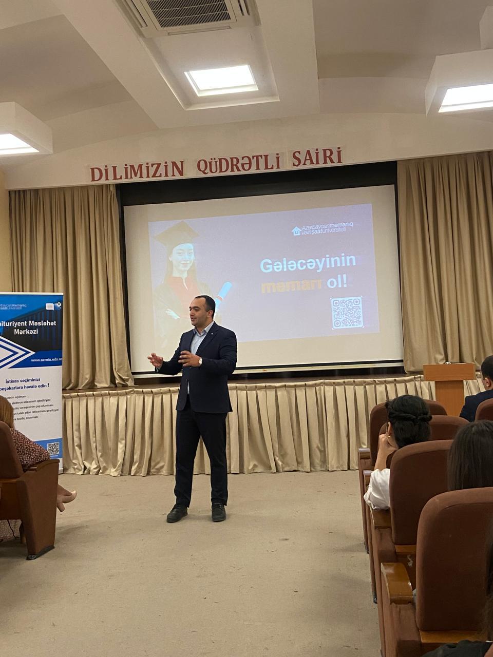 AzMİU “Gələcəyinin memarı ol” kampaniyasına start verib