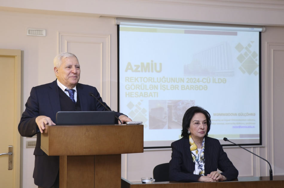 AzMİU-nun strateji hədəflər və inkişaf perspektivləri müzakirə olunub